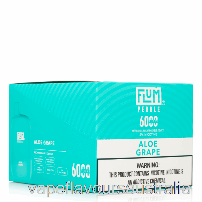 Vape Australia [10-Pack] Flum Pebble 6000 Disposable